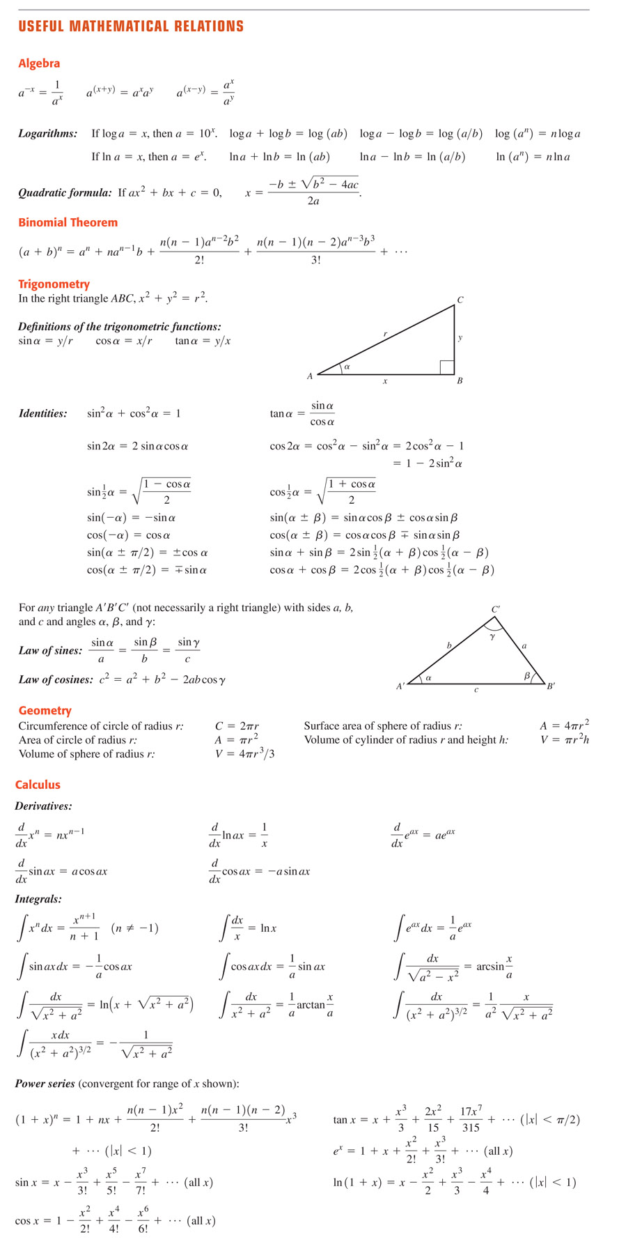 Constants