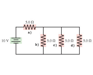 Image for 1. Find the current through resistor a) in the figure. (Figure 1) Express your answer to two significant figur